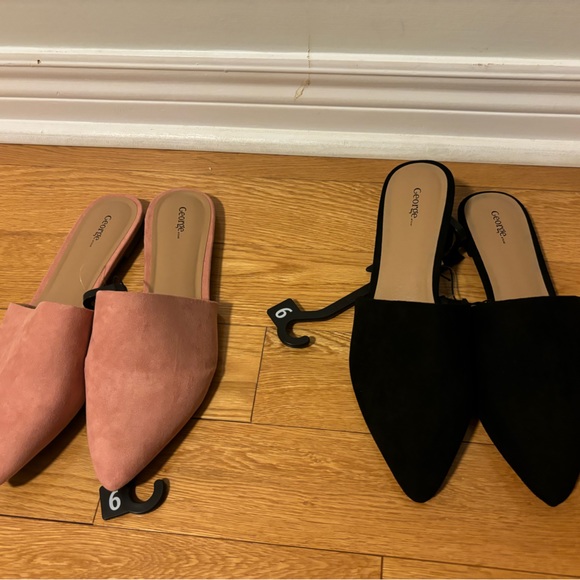 Black & Pink Sandals NWT - Picture 2 of 2